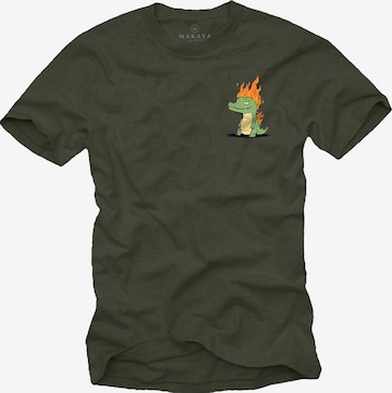 MAKAYA Shirt in Grün: Vorderseite