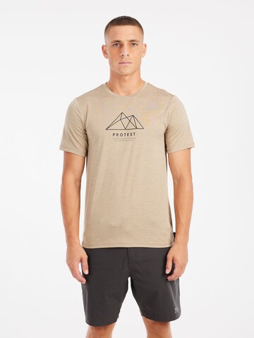 PROTEST Shirt 'PRTOliver'‌‌‌‌‌‌‌‌‌ in Braun