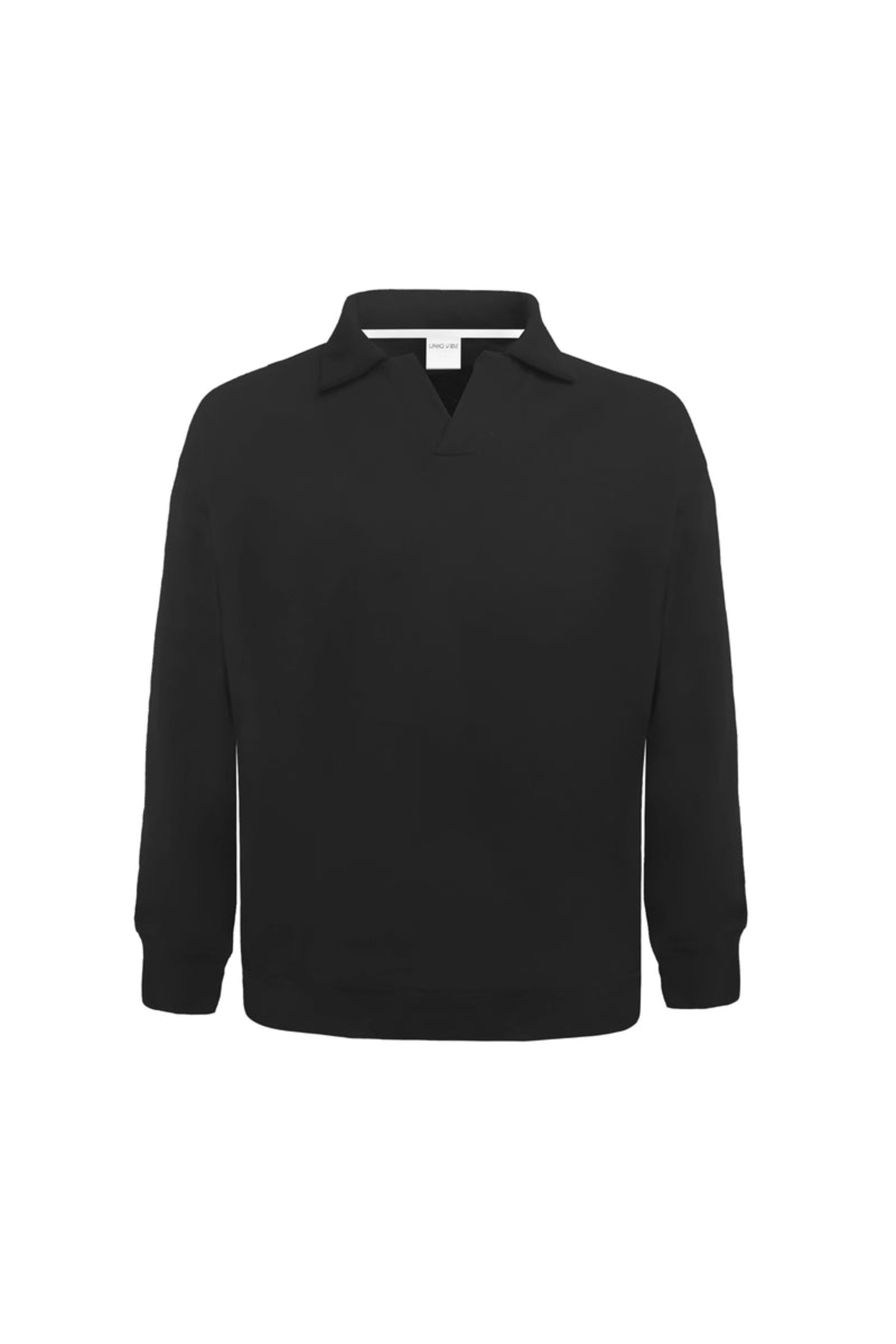 UNIQVIBE Sweatshirt in Grijs: voorkant