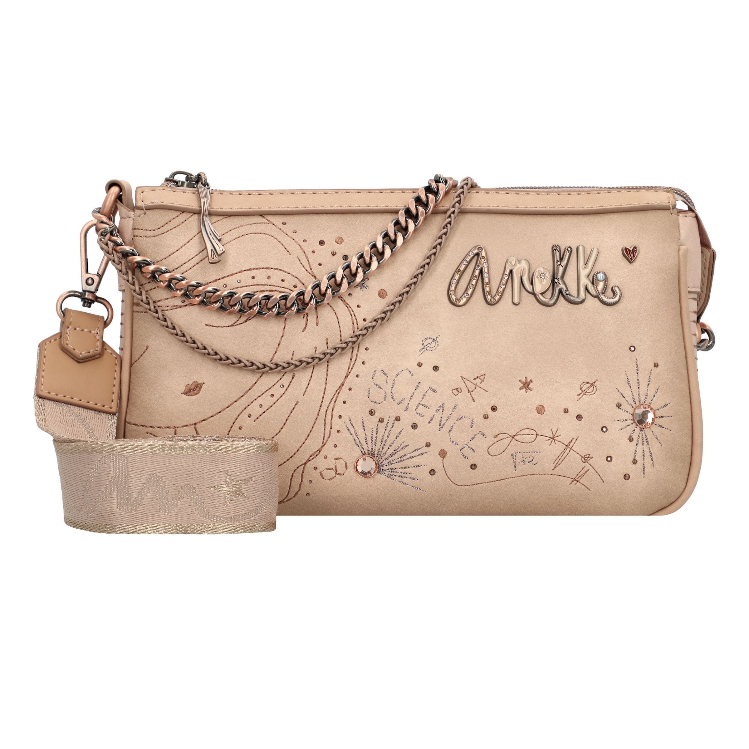 Anekke Schultertasche 'Studio' in Beige: Vorderseite