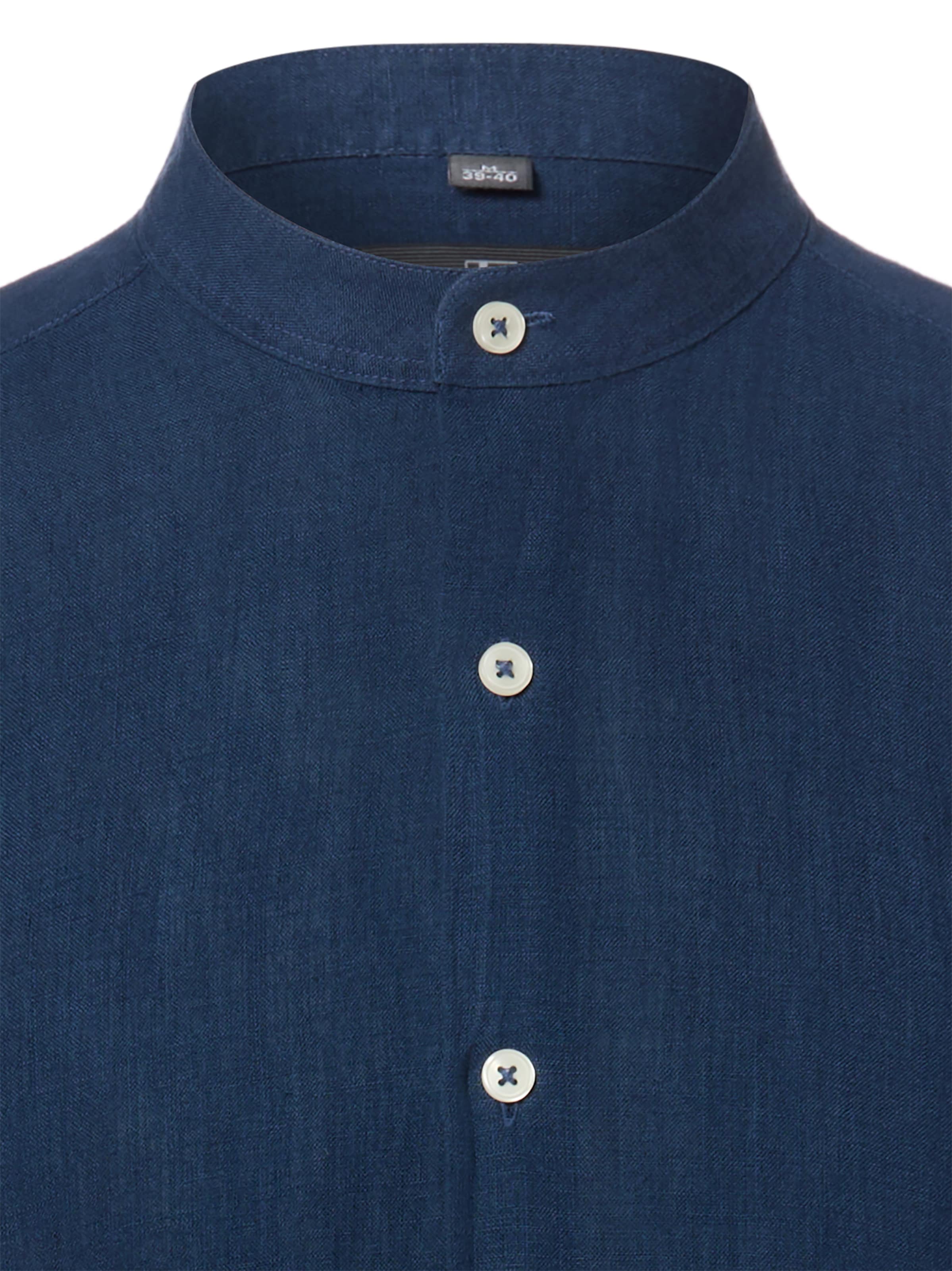 Coupe slim Chemise Nils Sundström en bleu