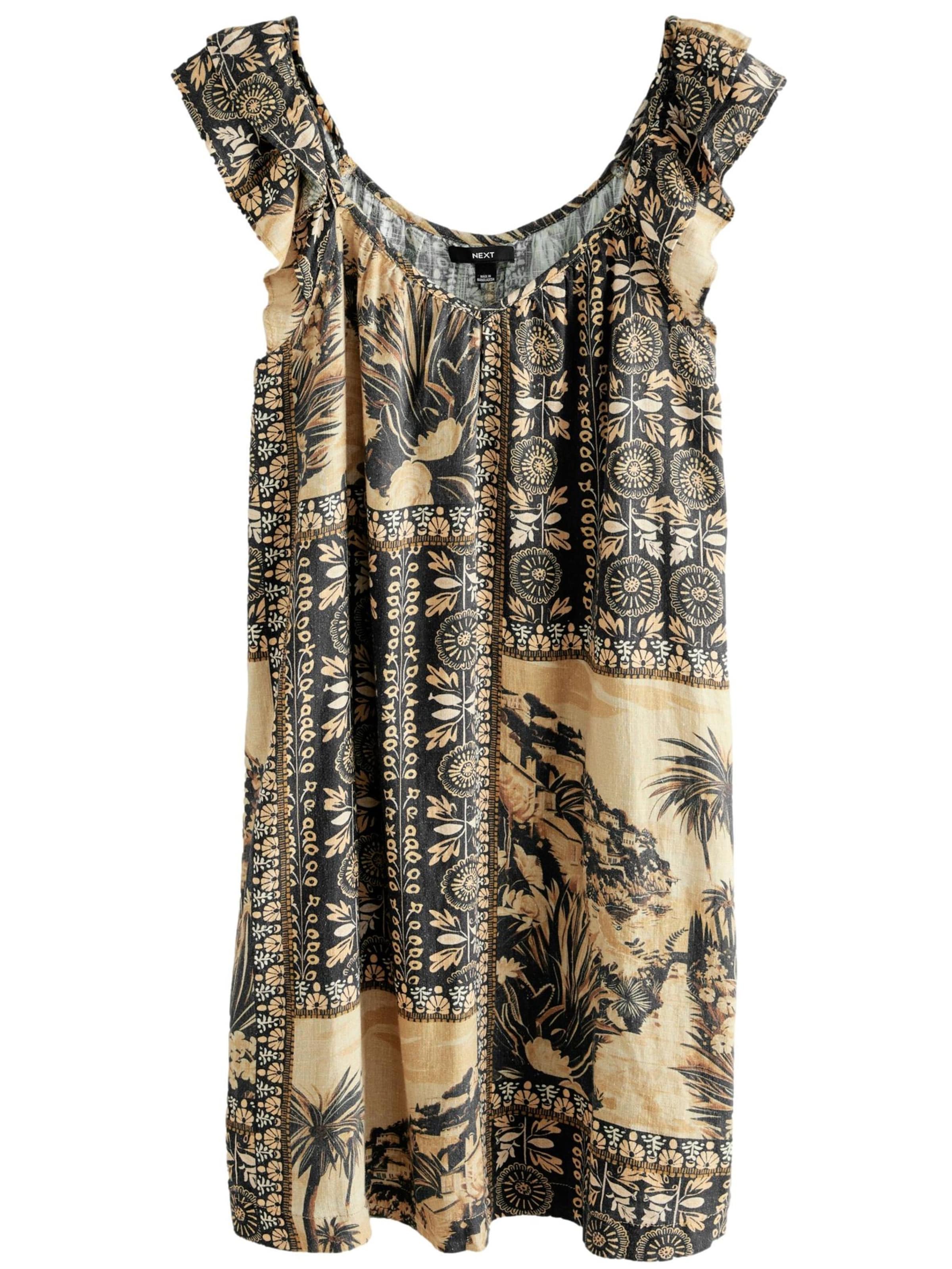 Next - Vestido em preto: frente