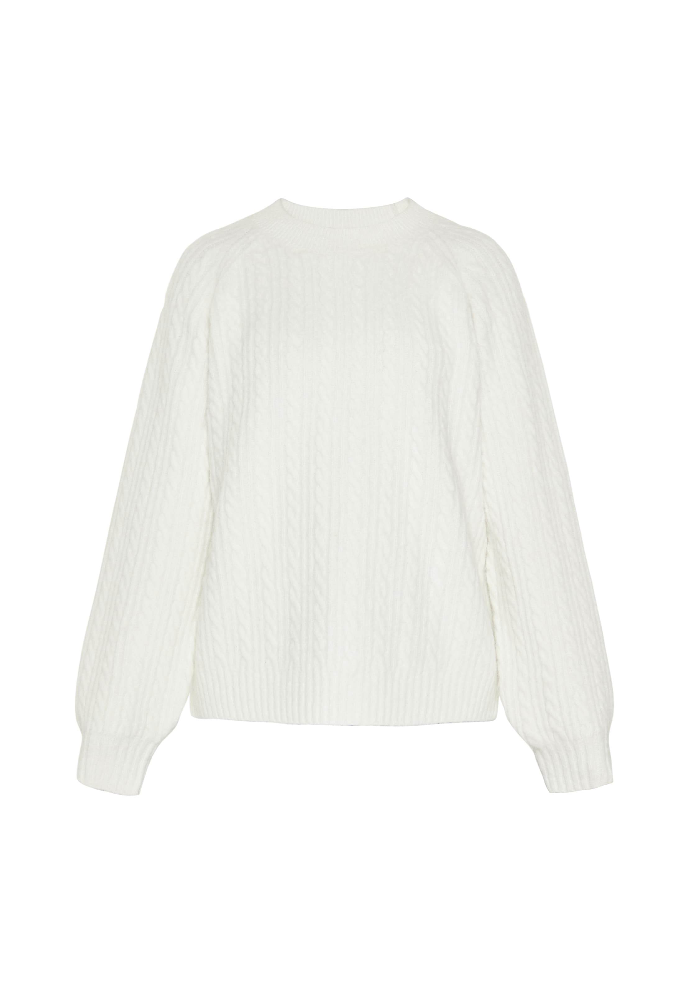 usha BLUE LABEL Πουλόβερ 'Classic' σε λευκό: μπροστά