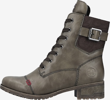 Rieker Schnürstiefelette '70345' in Grün