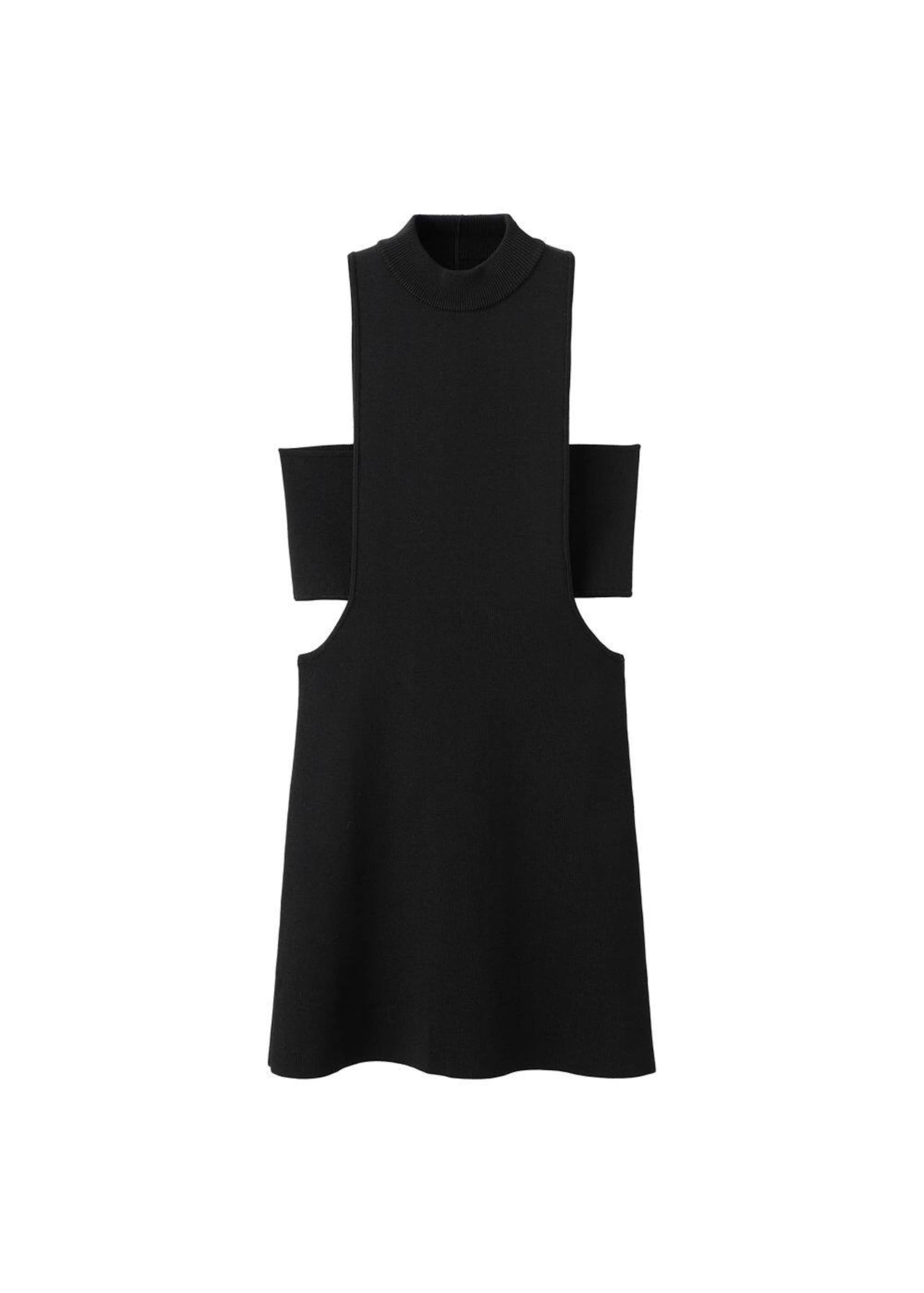 MANGO Strickkleid in schwarz, Produktansicht