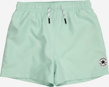 CONVERSEKupaće hlače 'CORE' - zelena boja: prednji dio