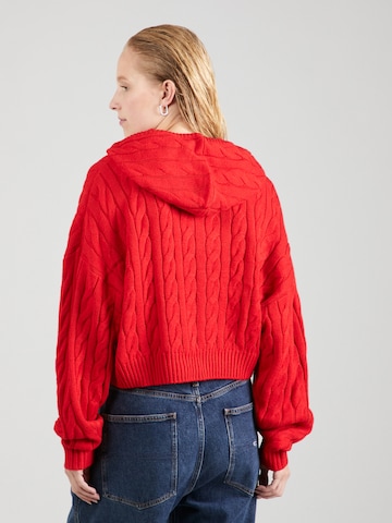 Tommy Jeans - Pullover em vermelho