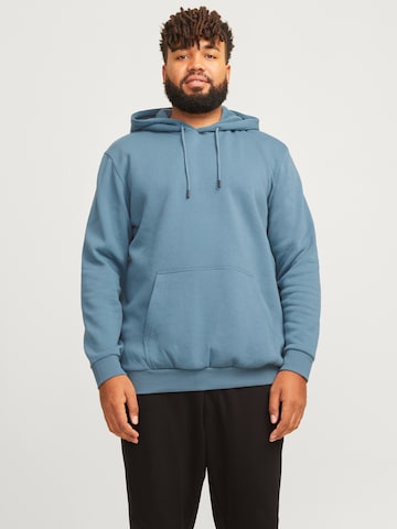 Jack & Jones Plus Sweatshirt 'JJEBRADLEY' in Blue: front