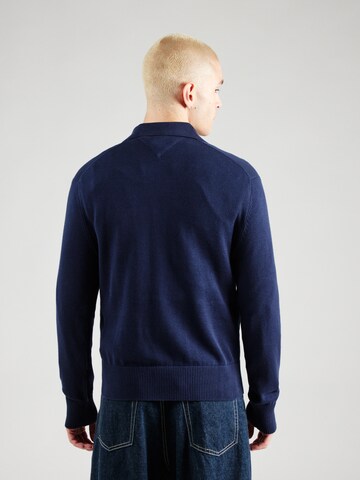 Tommy Jeans Pulover 'ESSENTIAL' | modra barva