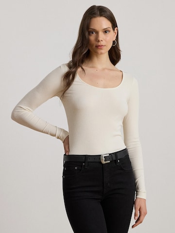 T-shirt 'CHITRA' Lauren Ralph Lauren en beige : devant