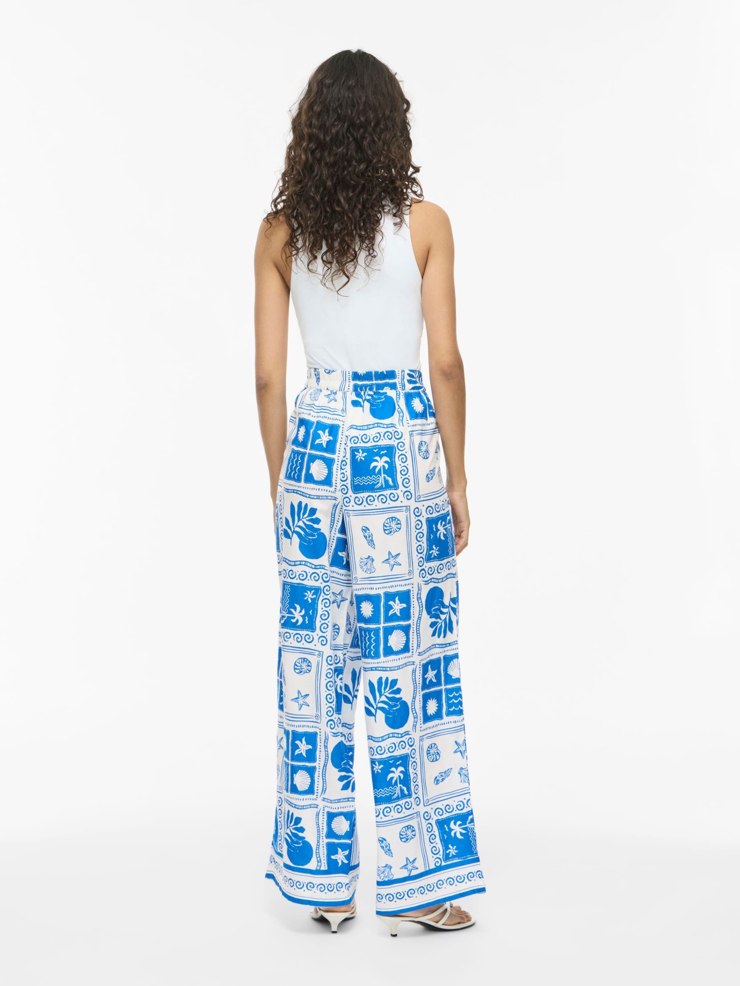 VILA Regular Hose in Blau