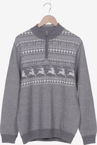 BOGNER Sweater & Cardigan in L-XL in Grey: front