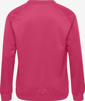 Hummel Sportsweatshirt 'Poly' in Roze