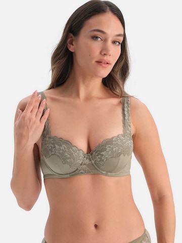 Invisible Soutien-gorge Dagi en vert : devant
