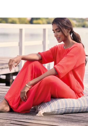 Elbsand Bő szár Nadrág - piros