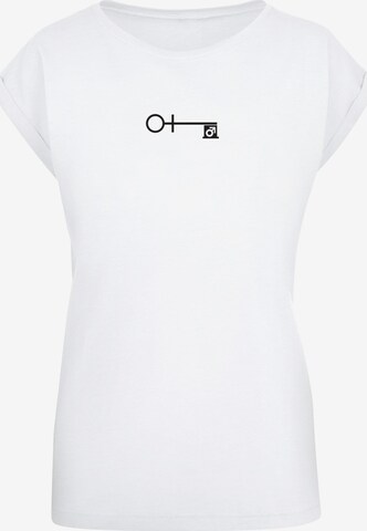 T-shirt 'Penthouse' Merchcode en blanc : devant