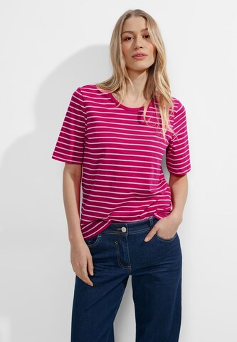 CECIL - Camiseta 'Nos' en rosa: frente