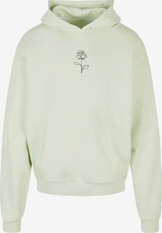 Sweat-shirt Merchcode en vert : devant