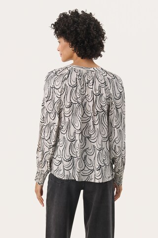 Part Two Bluse 'Tennie' i grå