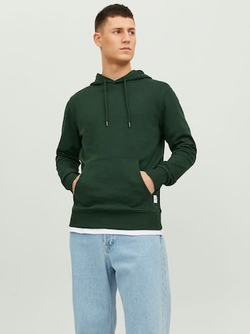 JACK & JONES Суичър в зелено: отпред