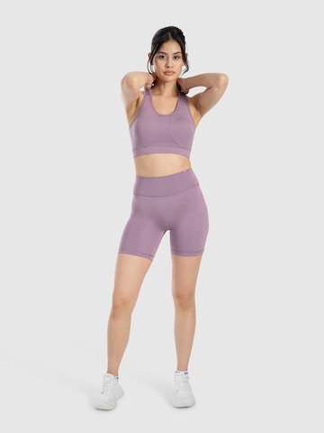 Smilodox Slim fit Sports trousers ' Etty ' in Purple