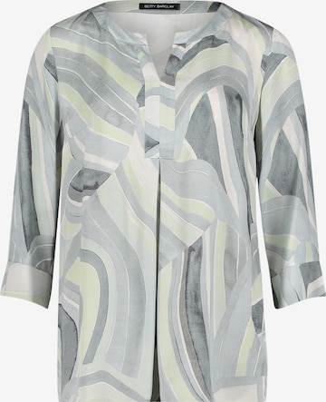 Betty Barclay Schlupfbluse mit Muster in Grün: Vorderseite