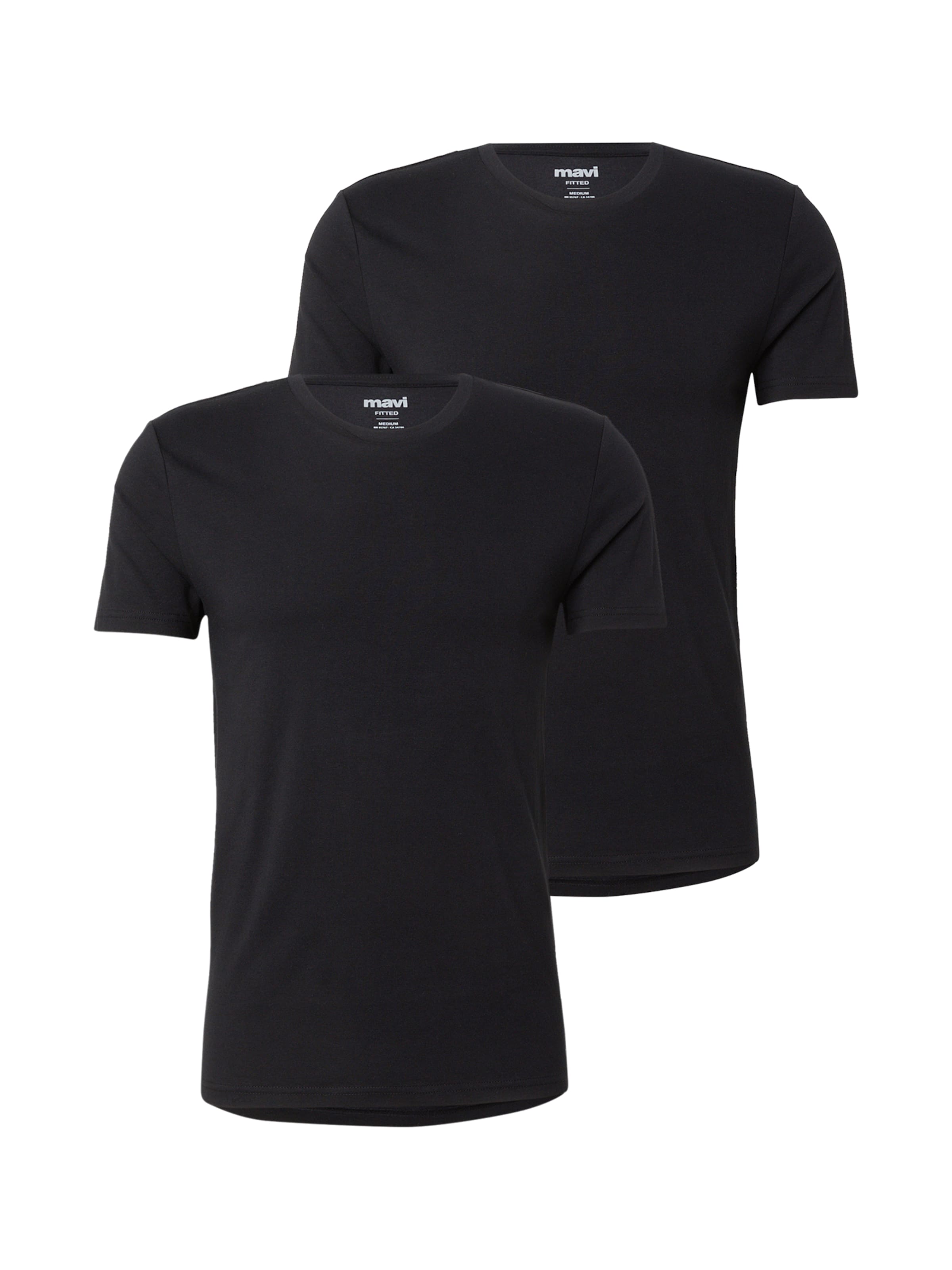 Mavi Shirt in Zwart: voorkant