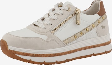 MUSTANG Низкие кроссовки в Белый: спереди