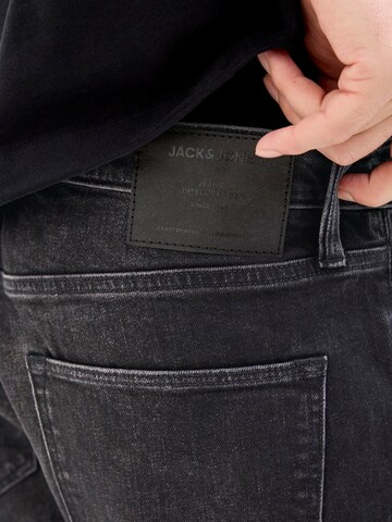 JACK & JONES Regular Jeans 'JJIRICK JJIEVAN' in Black