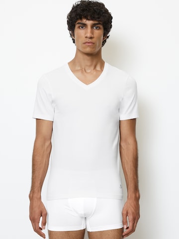 T-Shirt ' Essentials ' Marc O'Polo en blanc : devant