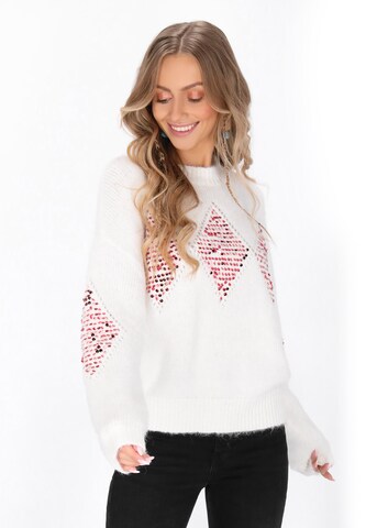 IZIA - Jersey en blanco: frente