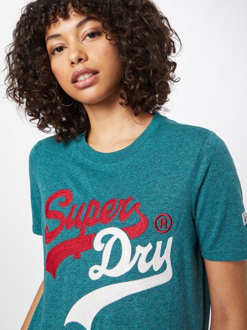 T-shirt 'Interest' Superdry en vert