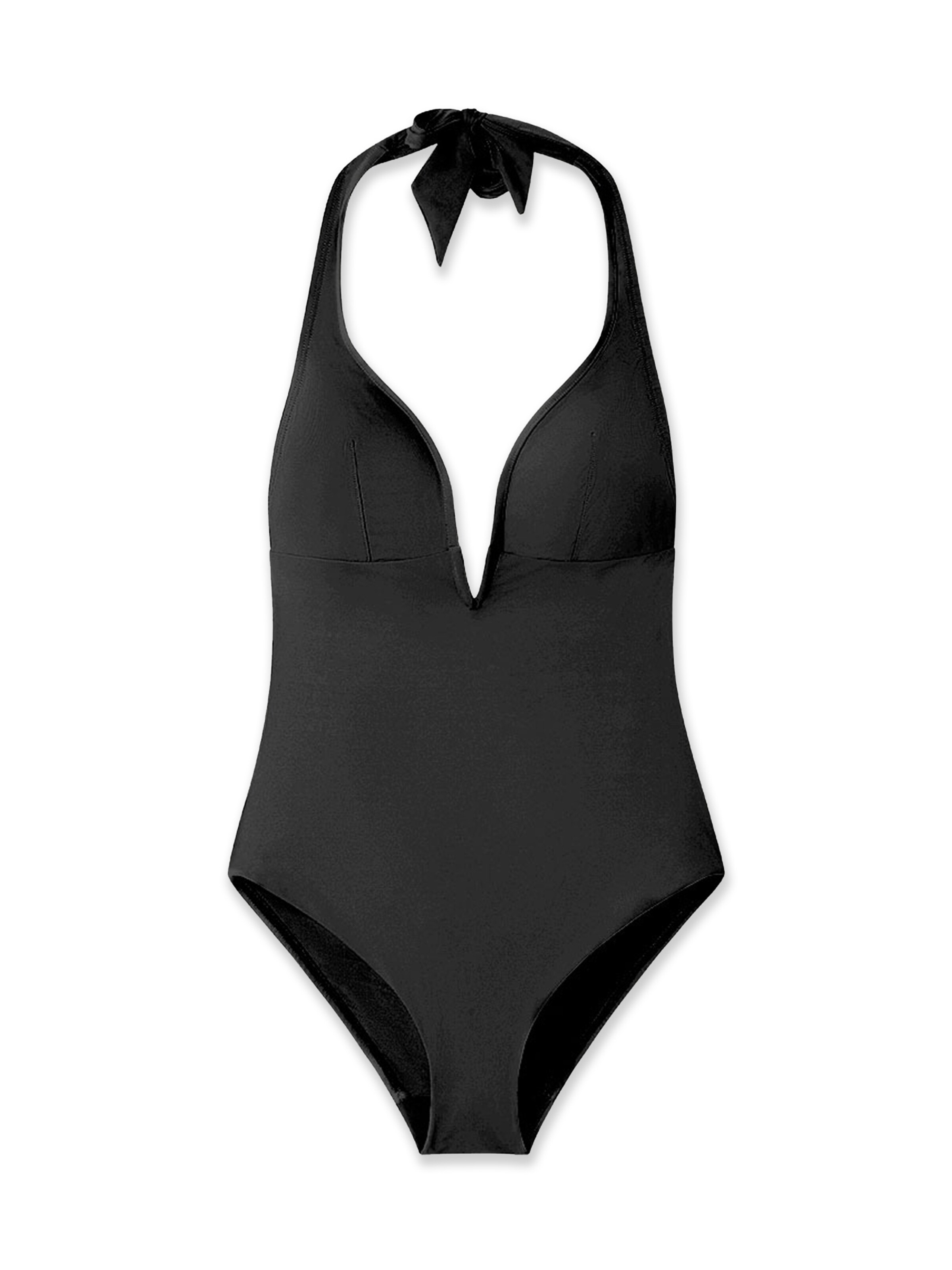 Triangle Maillot de bain Gisela en noir : devant