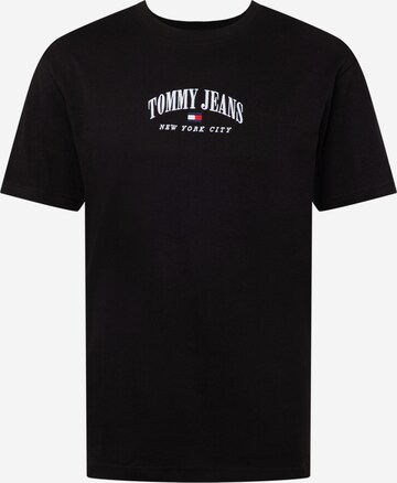 Tommy Jeans Shirt in Black: front