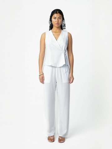 Gilet ' EMINA vest in ' Coster Copenhagen en blanc : devant