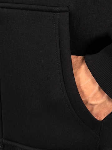 Smilodox Zip HoodieYasin in Schwarz