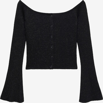 Cardigan 'Laurent' MANGO en noir : devant