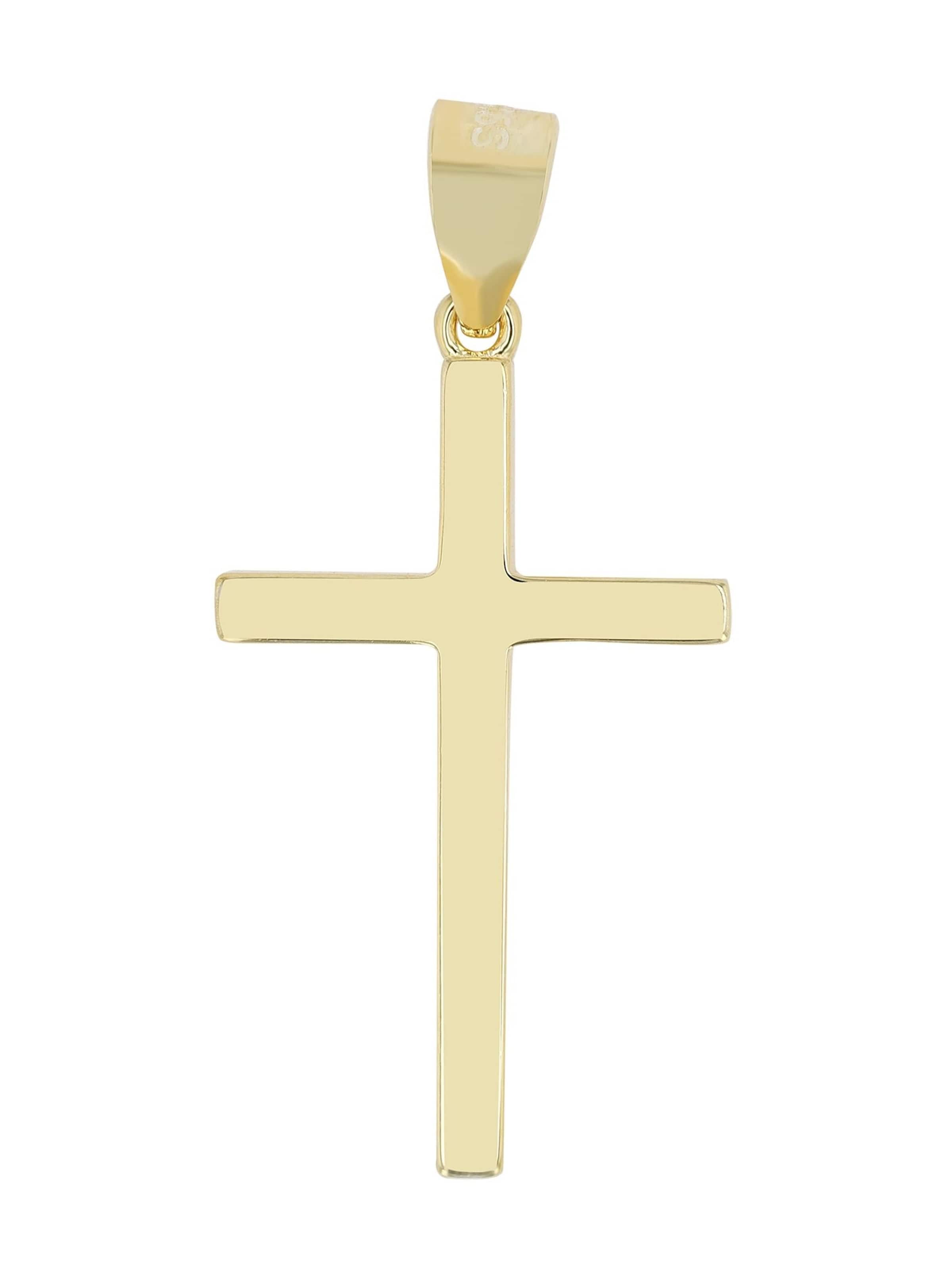Akzent Pendant 'Lucius, 925 Sterlingsilber, langlebig' in Gold: front