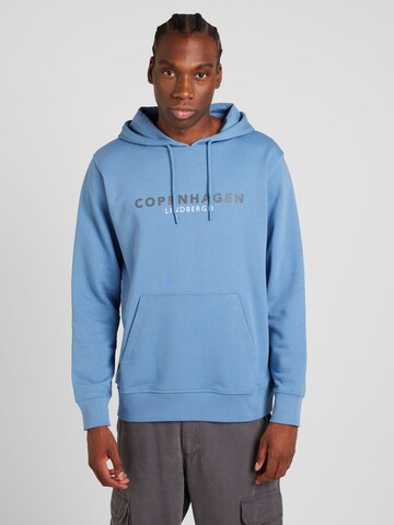 LindberghSweater majica 'Copenhagen' - plava boja: prednji dio