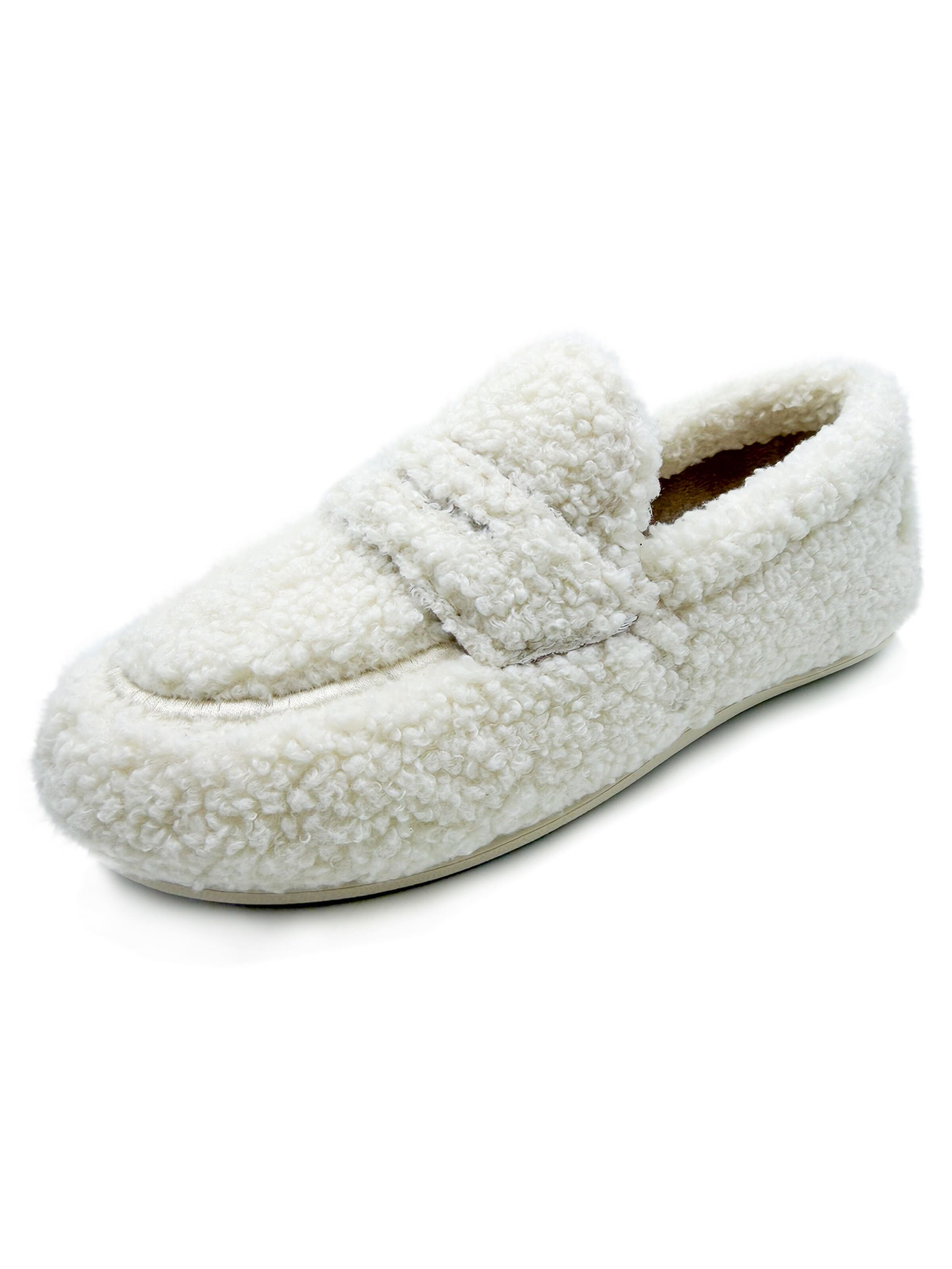 thies Moccasins 'thies 1856 ® Rec Teddy Loafer' in White: front