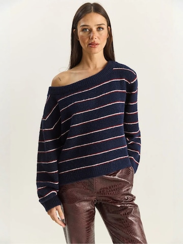 Pull-over 'Pullover' Bianco Lucci en bleu