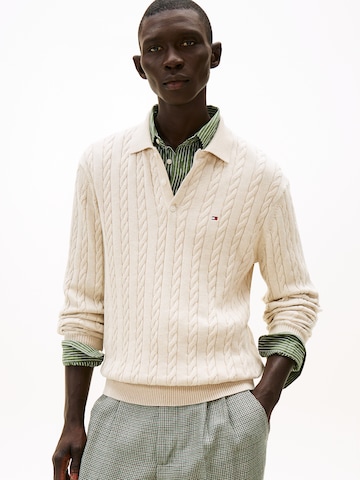 TOMMY HILFIGER Neulepaita 'CLASSIC' värissä beige: etupuoli