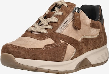 Baskets basses GABOR en beige : devant