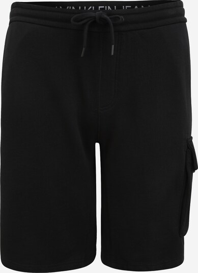 Calvin Klein Jeans Plus Cargo hlače u crna / bijela, Pregled proizvoda