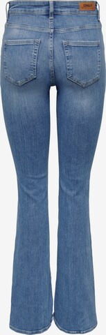 ONLY Flared Jeans 'BLUSH' in Blau