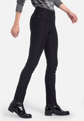 Skinny Pantalon Peter Hahn en noir