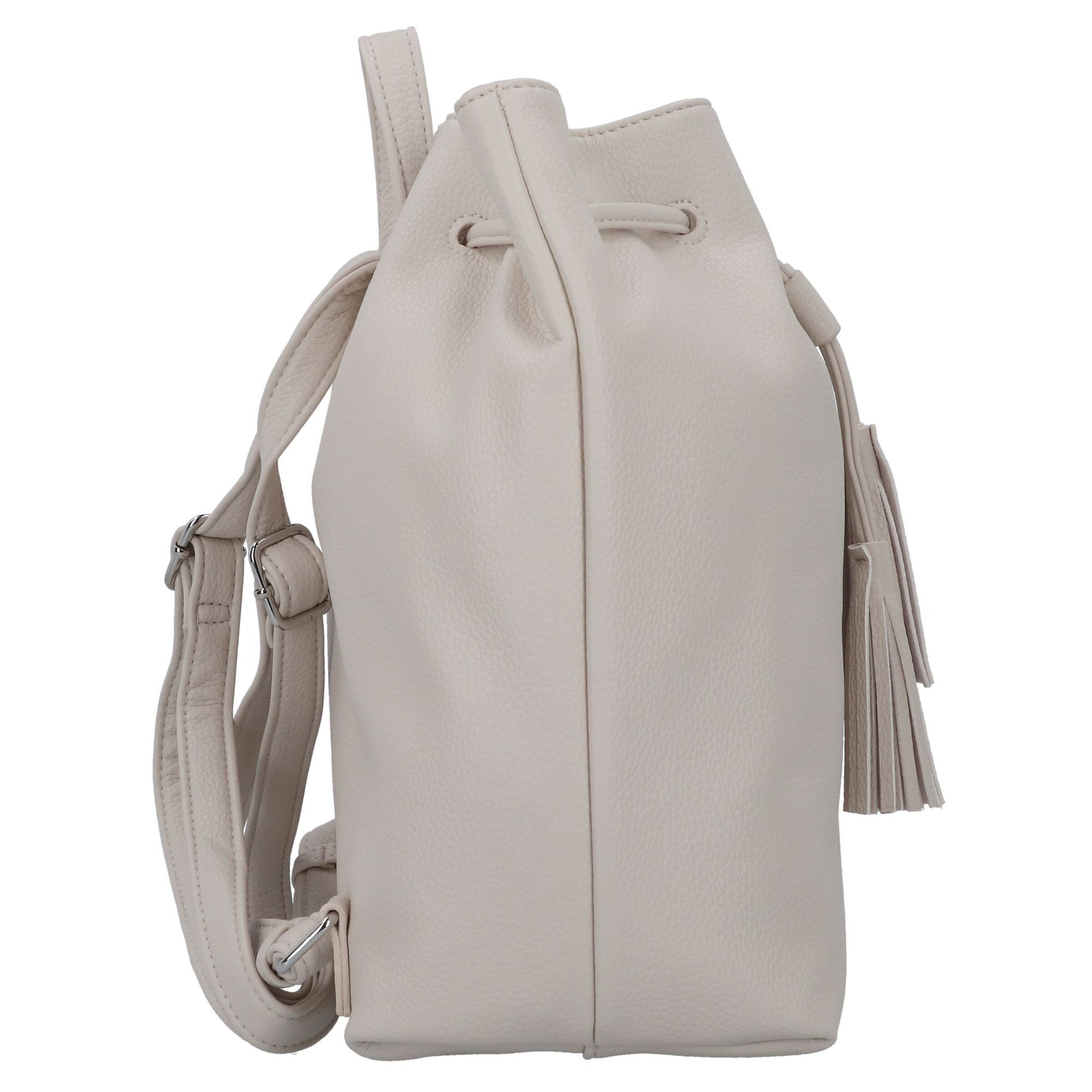 TOM TAILOR Backpack 'Camilla' in White
