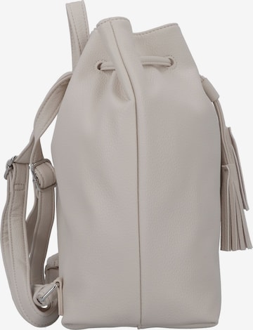 TOM TAILOR Backpack 'Camilla' in White