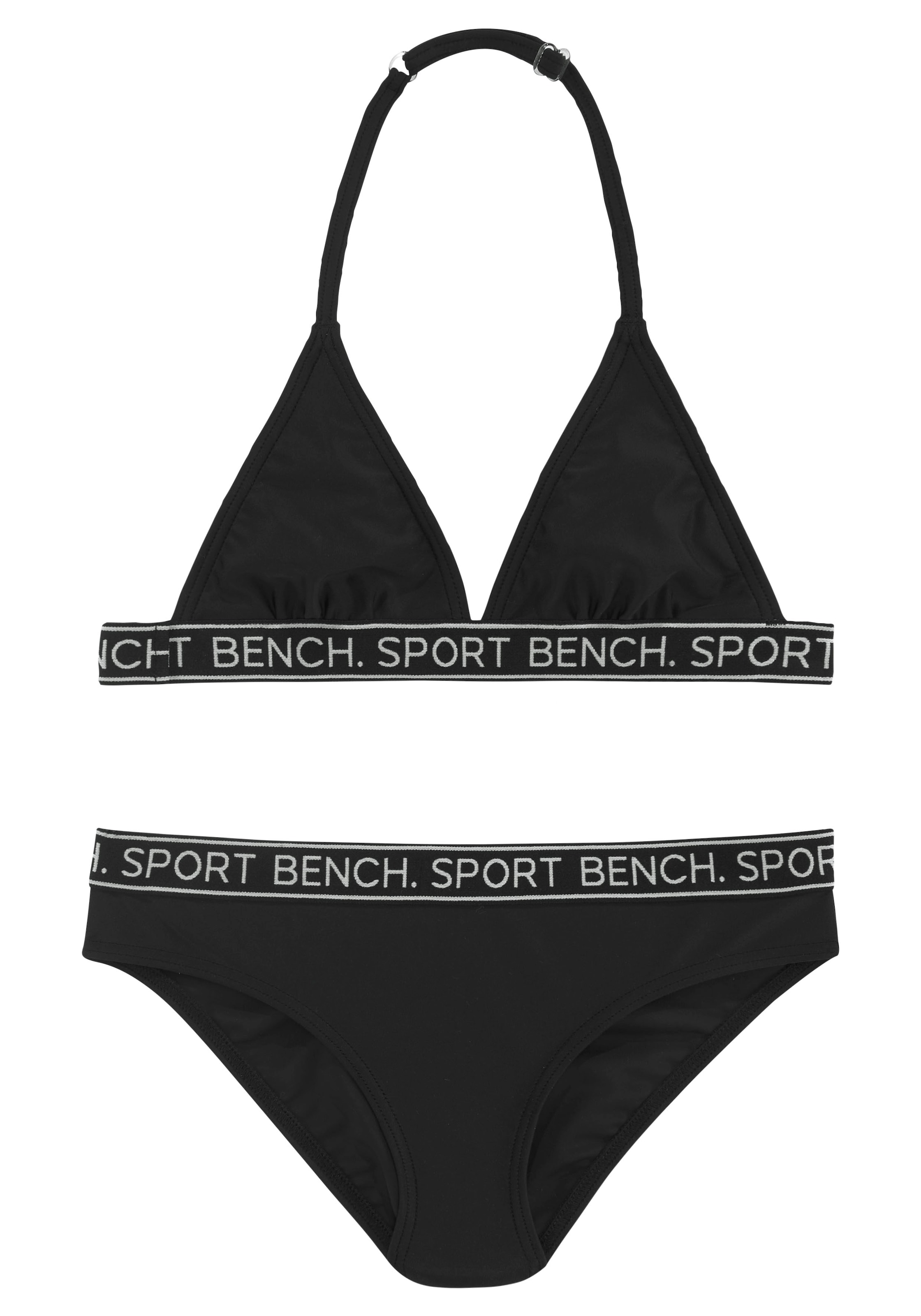 Triangle Bikini BENCH en noir : devant