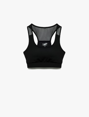 Koton Minimiser Sports Bra in Black